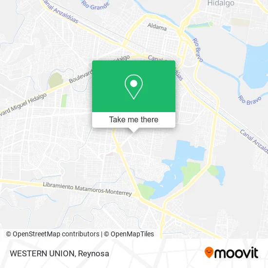 WESTERN UNION map