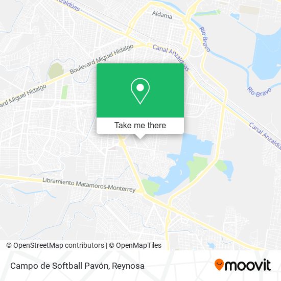 Campo de Softball Pavón map