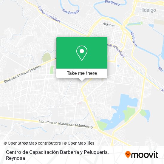 Centro de Capacitación Barbería y Peluquería map