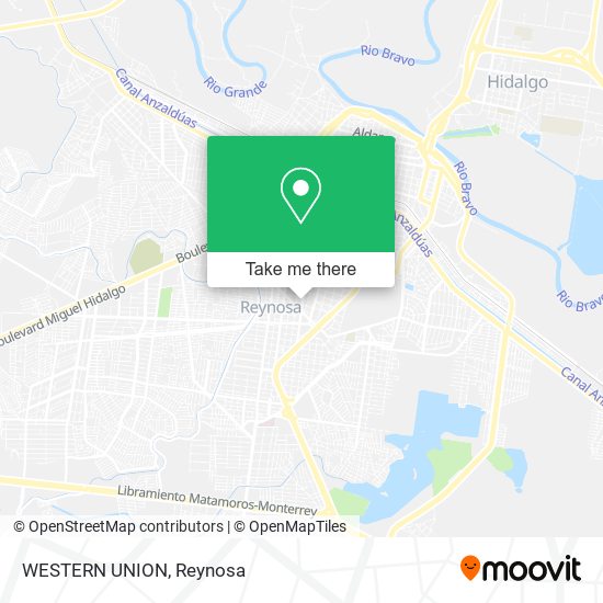 Mapa de WESTERN UNION