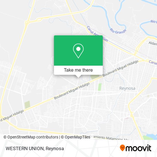 Mapa de WESTERN UNION