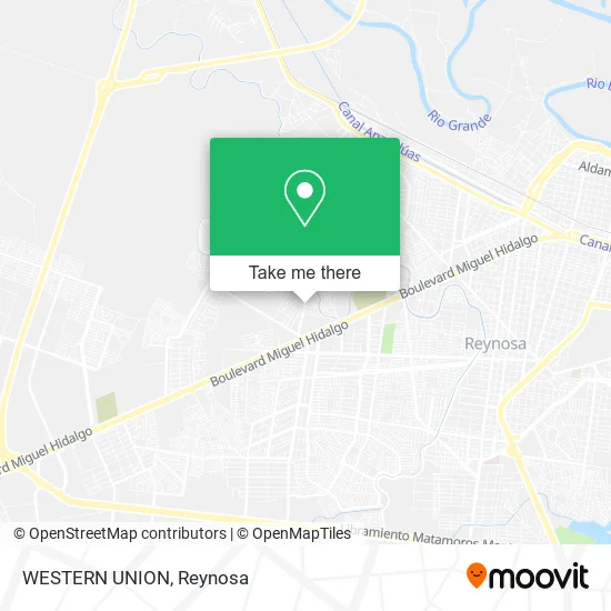 WESTERN UNION map