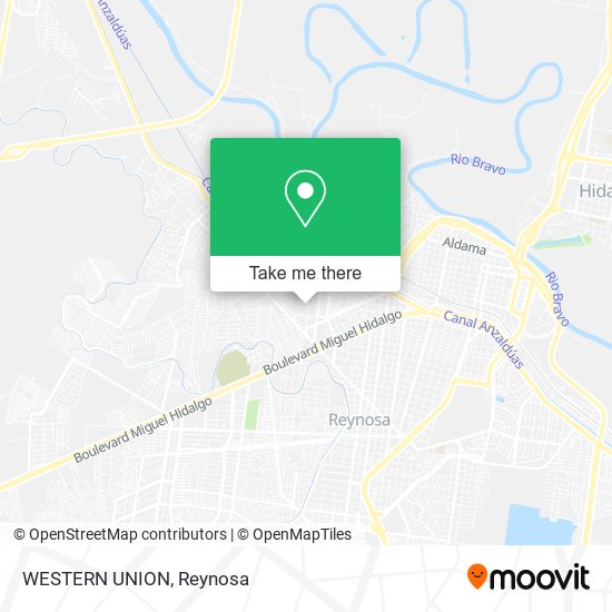 Mapa de WESTERN UNION