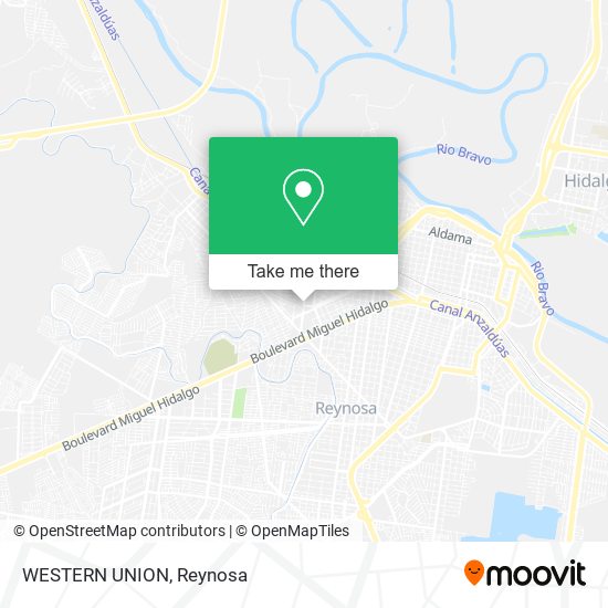 Mapa de WESTERN UNION