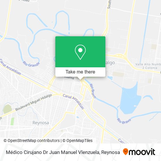 Médico Cirujano Dr Juan Manuel Vlenzuela map