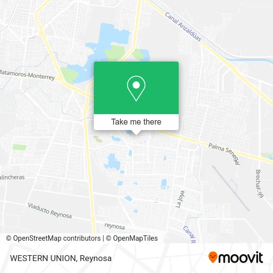 WESTERN UNION map