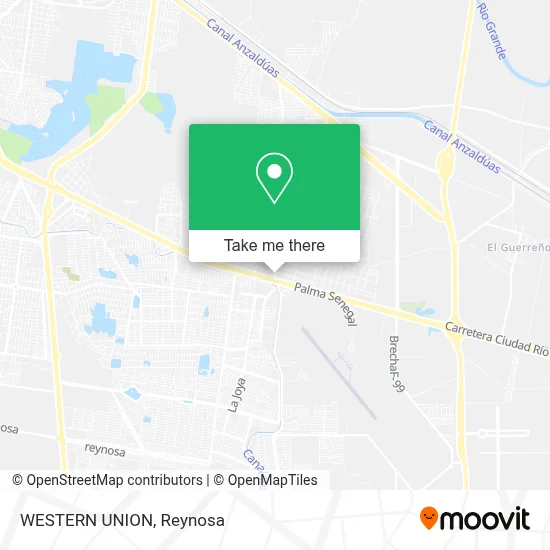WESTERN UNION map