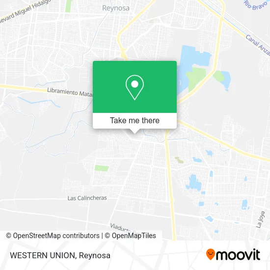 WESTERN UNION map