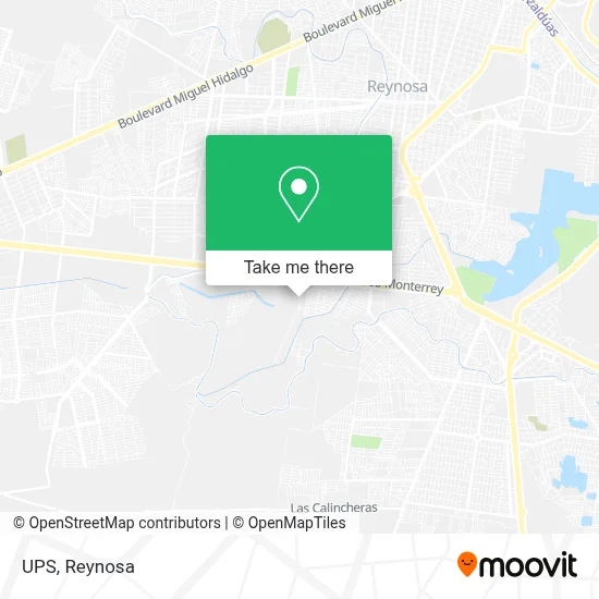 UPS map