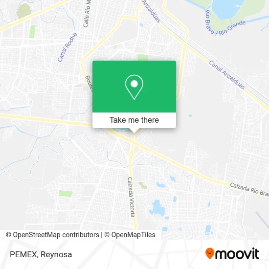 PEMEX map