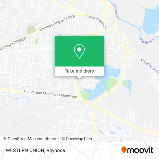 WESTERN UNION map
