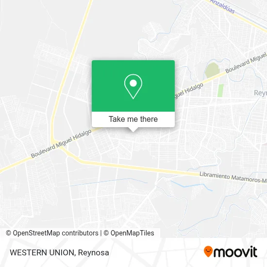 WESTERN UNION map