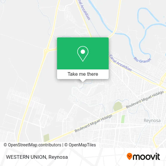 WESTERN UNION map