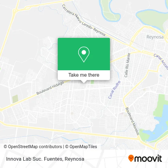 Innova Lab Suc. Fuentes map