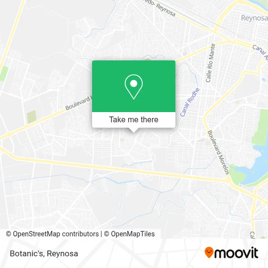 Botanic's map