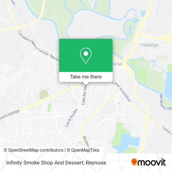 Infinity Smoke Shop And Dessert map