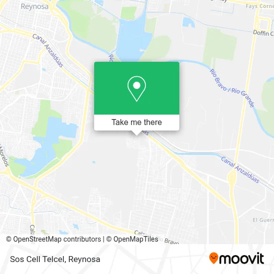 Sos Cell Telcel map