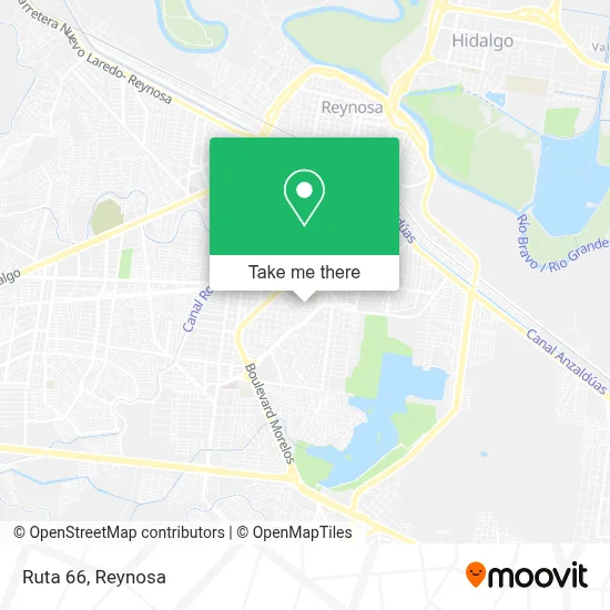 Ruta 66 map
