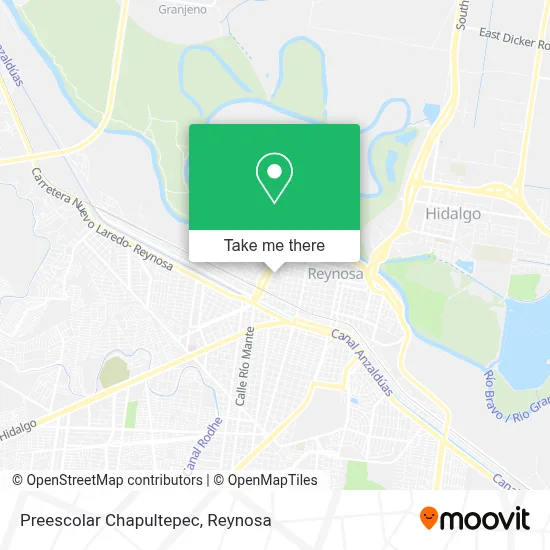 Preescolar Chapultepec map