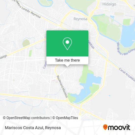 Mariscos Costa Azul map