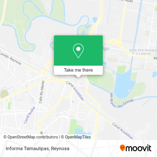 Informa Tamaulipas map