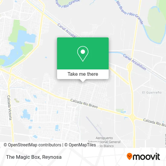 The Magic Box map