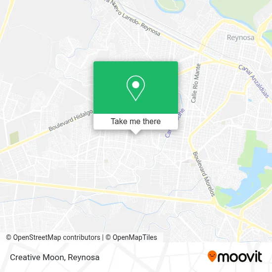 Creative Moon map