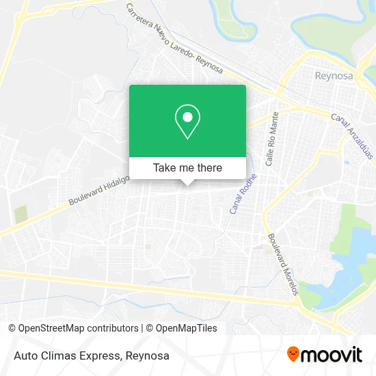 Auto Climas Express map