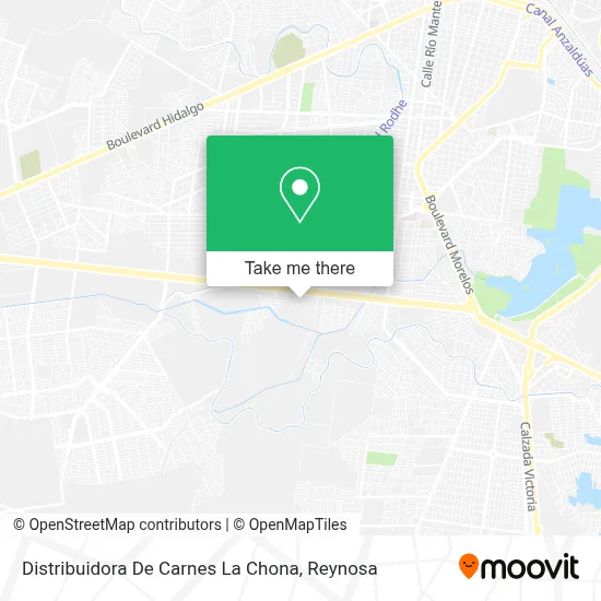Distribuidora De Carnes La Chona map