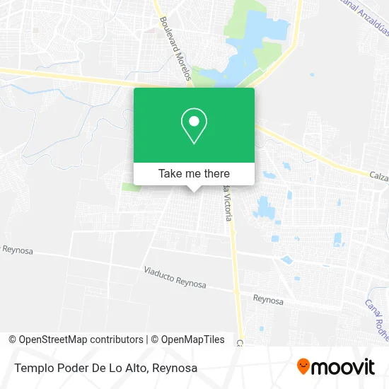 Templo Poder De Lo Alto map