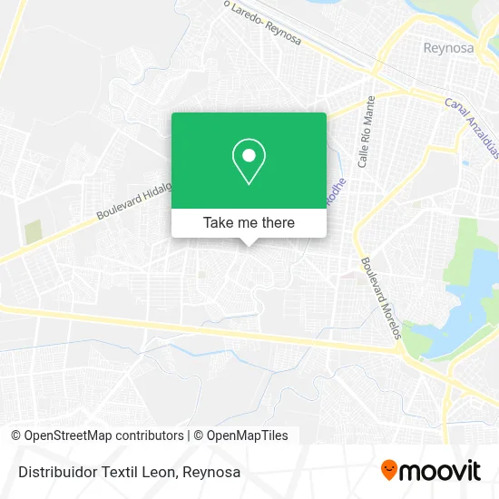 Distribuidor Textil Leon map