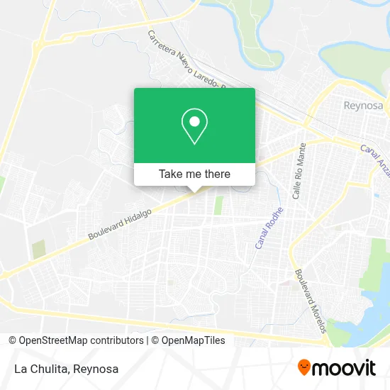 La Chulita map