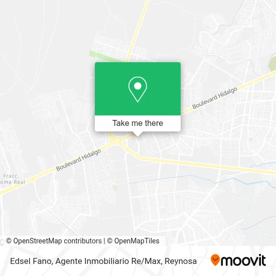 Edsel Fano, Agente Inmobiliario Re / Max map