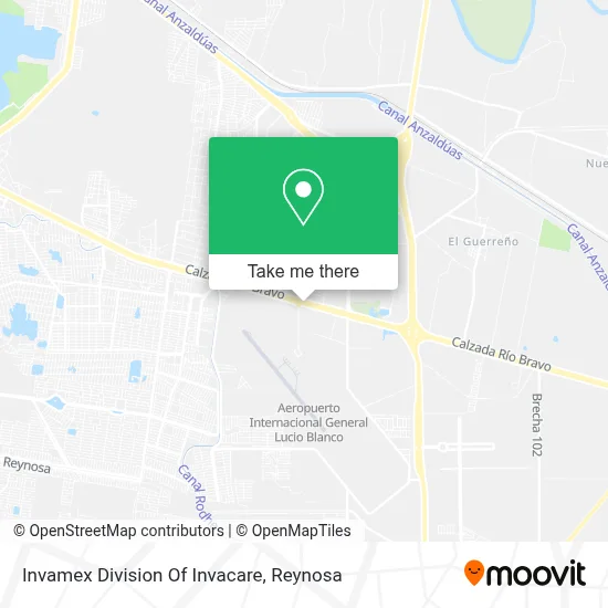 Invamex Division Of Invacare map