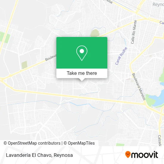 Lavandería El Chavo map