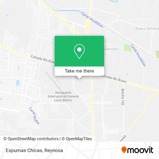 Espumas Chicas map