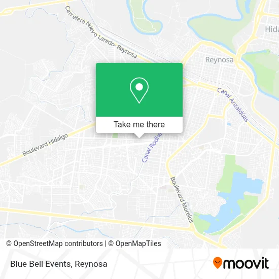 Blue Bell Events map