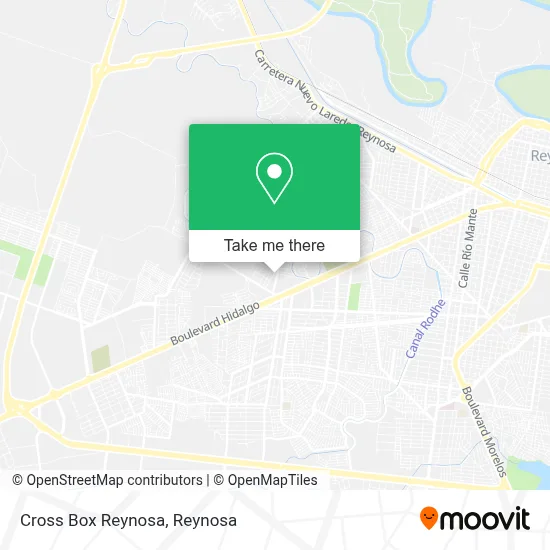 Cross Box Reynosa map