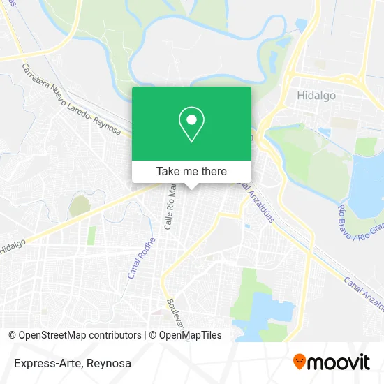 Express-Arte map