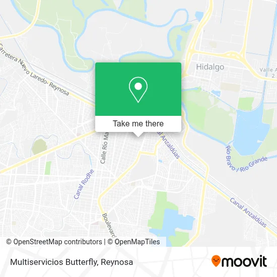 Multiservicios Butterfly map