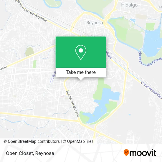 Open Closet map