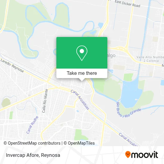 Invercap Afore map