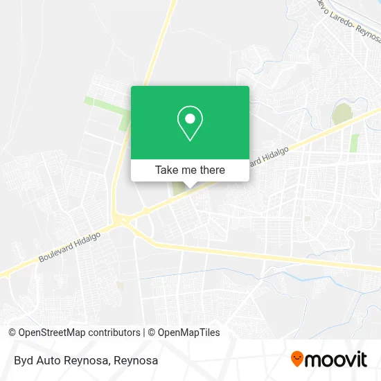Byd Auto Reynosa map