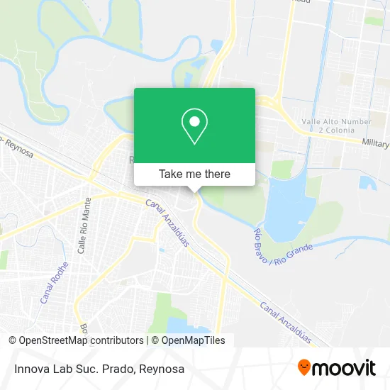 Innova Lab Suc. Prado map