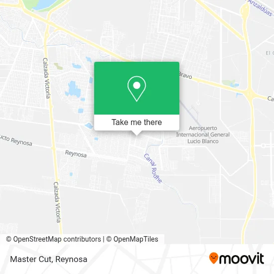 Master Cut map