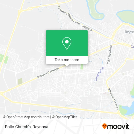 Pollo Church's map