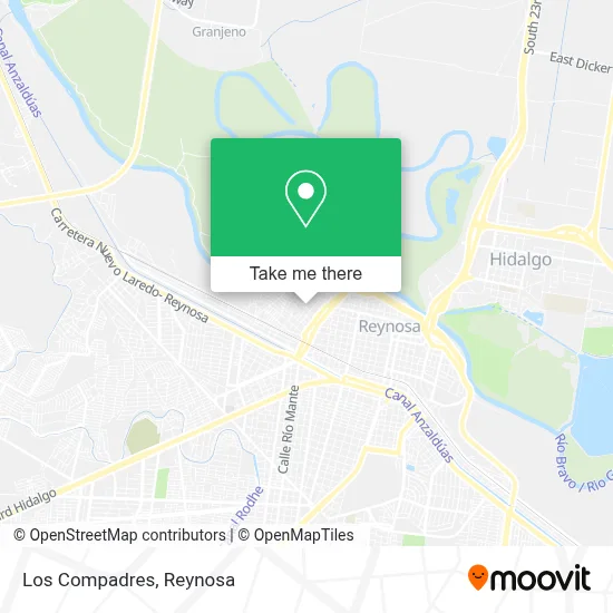 Los Compadres map
