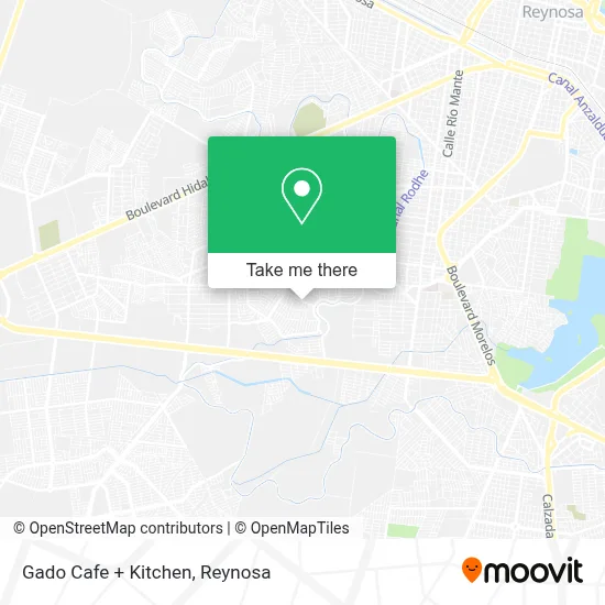 Gado Cafe + Kitchen map