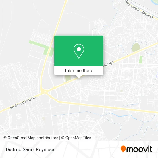 Distrito Sano map