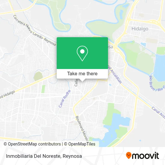Inmobiliaria Del Noreste map